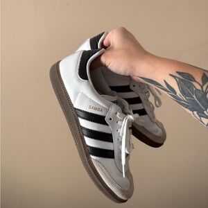 Adidas Samba White and Black Women's Shoes